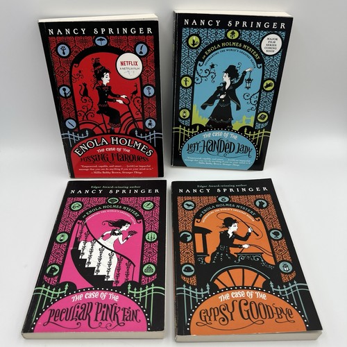 Enola holmes books 6 - enola, 1,2,4,&